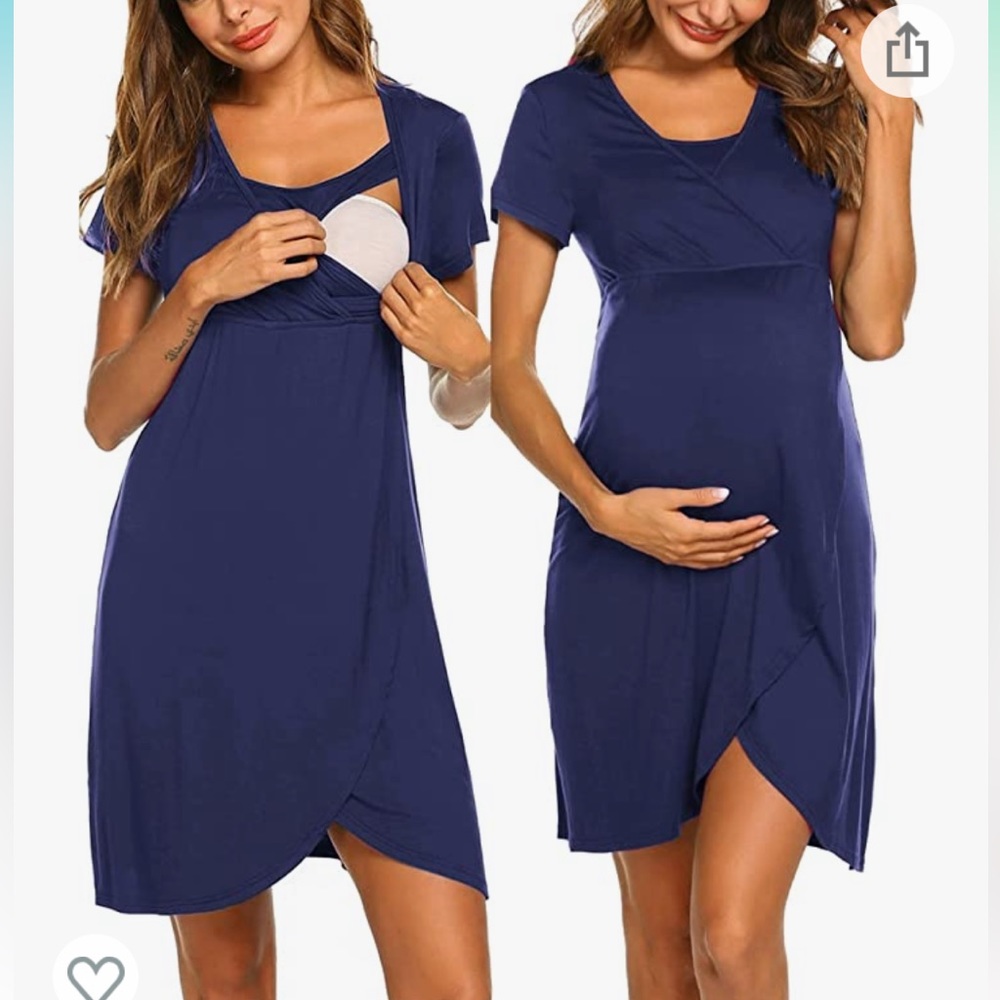 Ekouaer Maternity Gown
